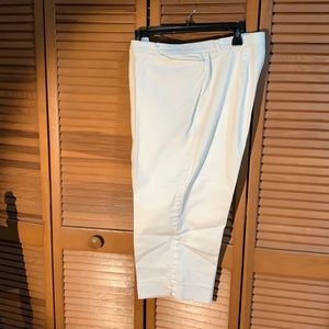 White Spandex Capris